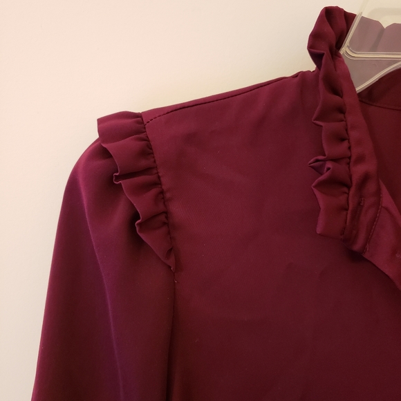 Soft Purple Polyester Shirt - Picture 2 of 3